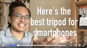 Here's the best tripod for smartphone video makers