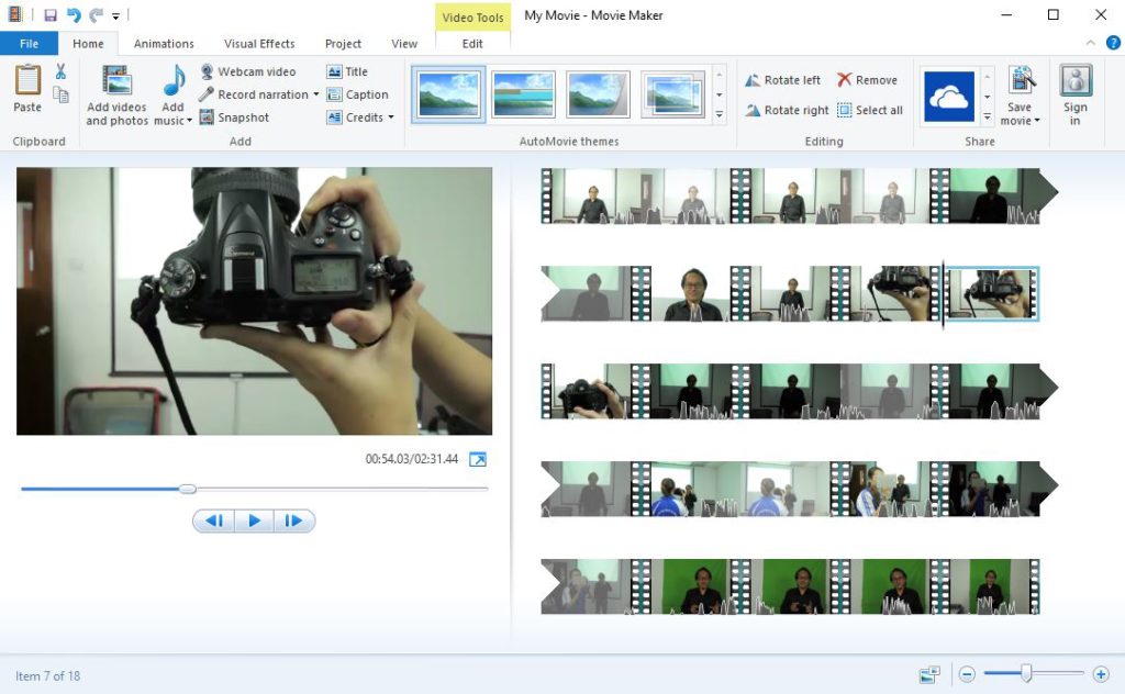 windows live movie maker win10