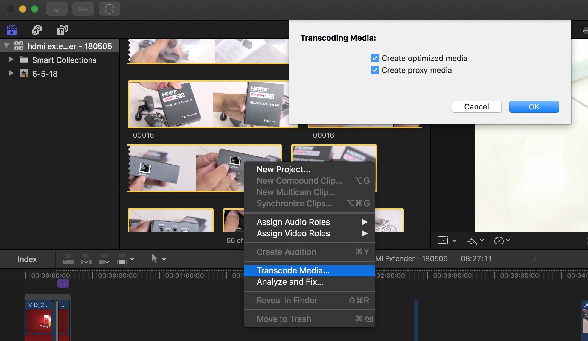 Transcoding Media in Final Cut Pro ⏩