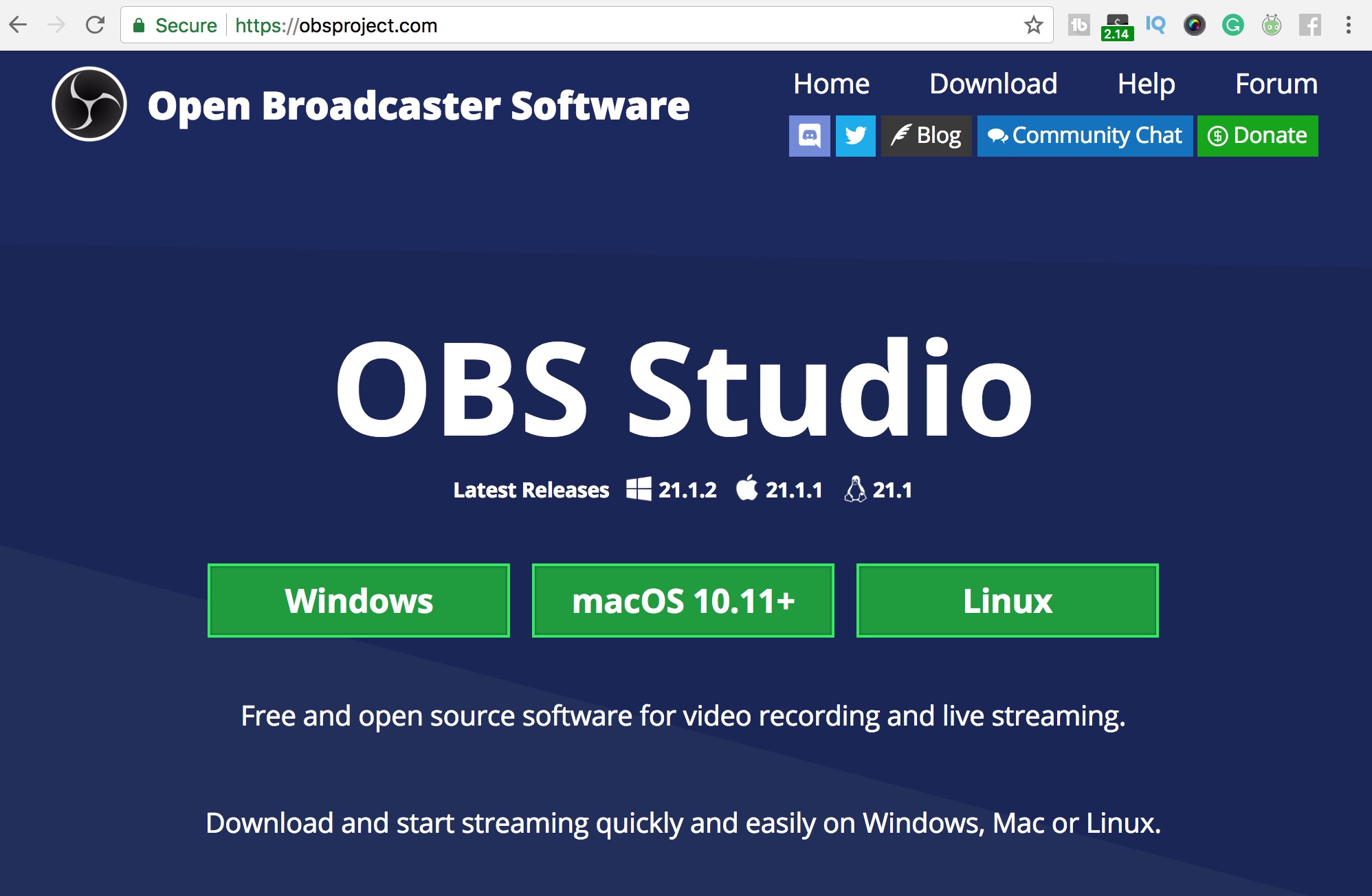 obs install