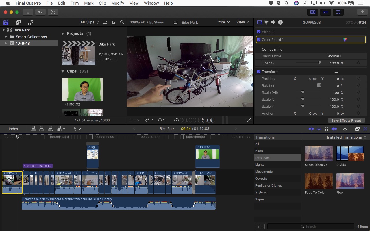 how to free space final cut pro