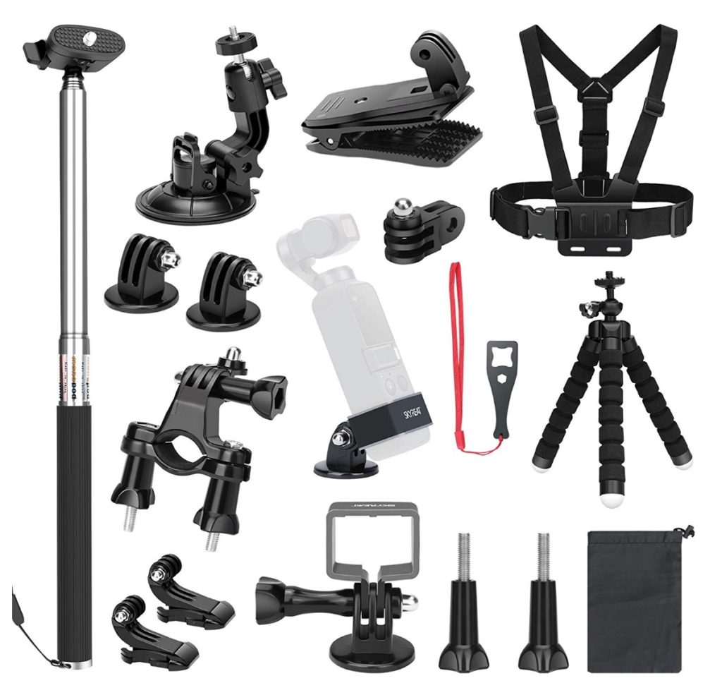 Expansion Accessories Kit for DJI Osmo Pocket Accessory Mount