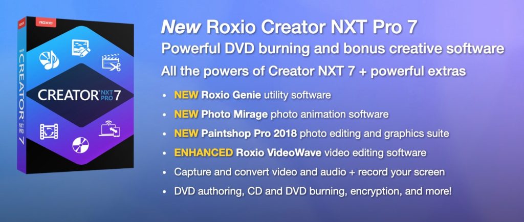 Roxio Creator NXT Pro 7 Professional DVD Authoring Software [for Windows]