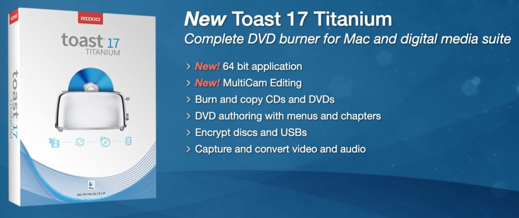 Toast 17 Titanium Professional DVD Authoring Software [for Mac]