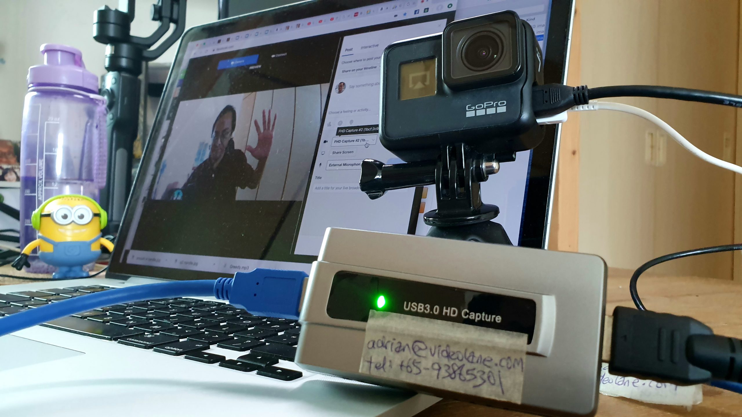 Use a gopro hero as webcam