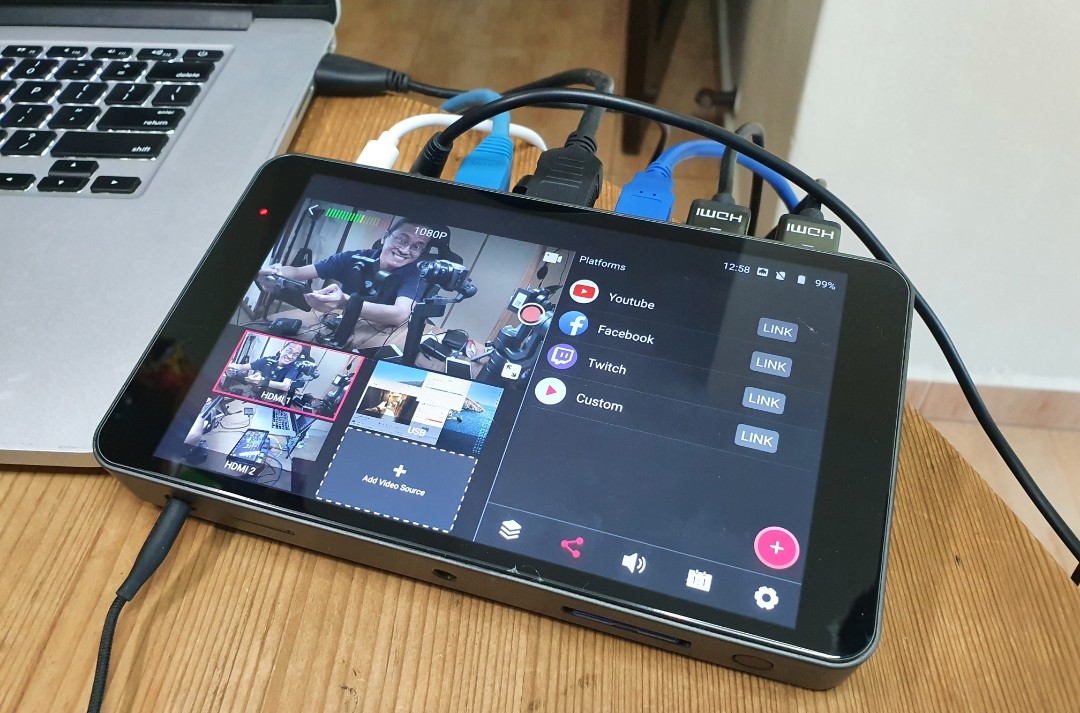 multi camera facebook live stream