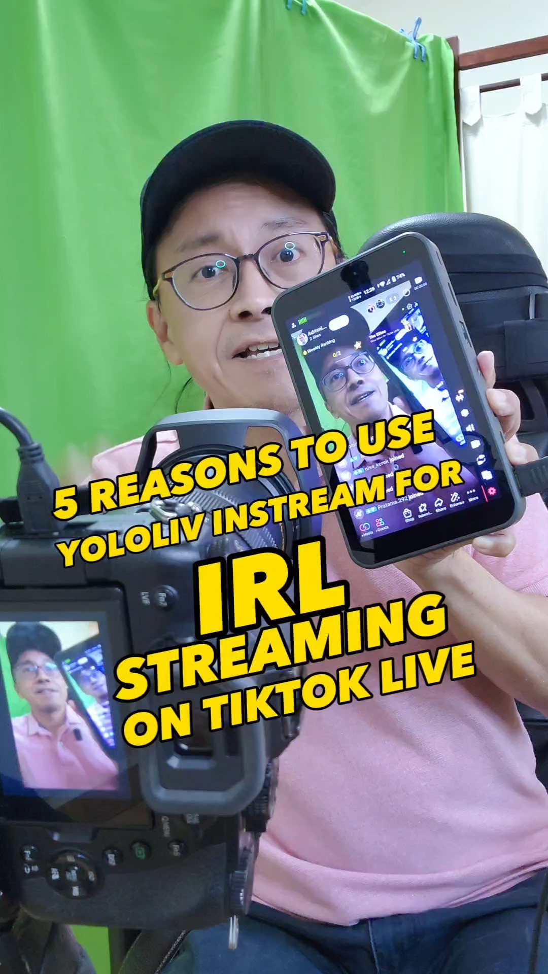 Get Yololiv Instream For IRL Streaming on Tiktok Live