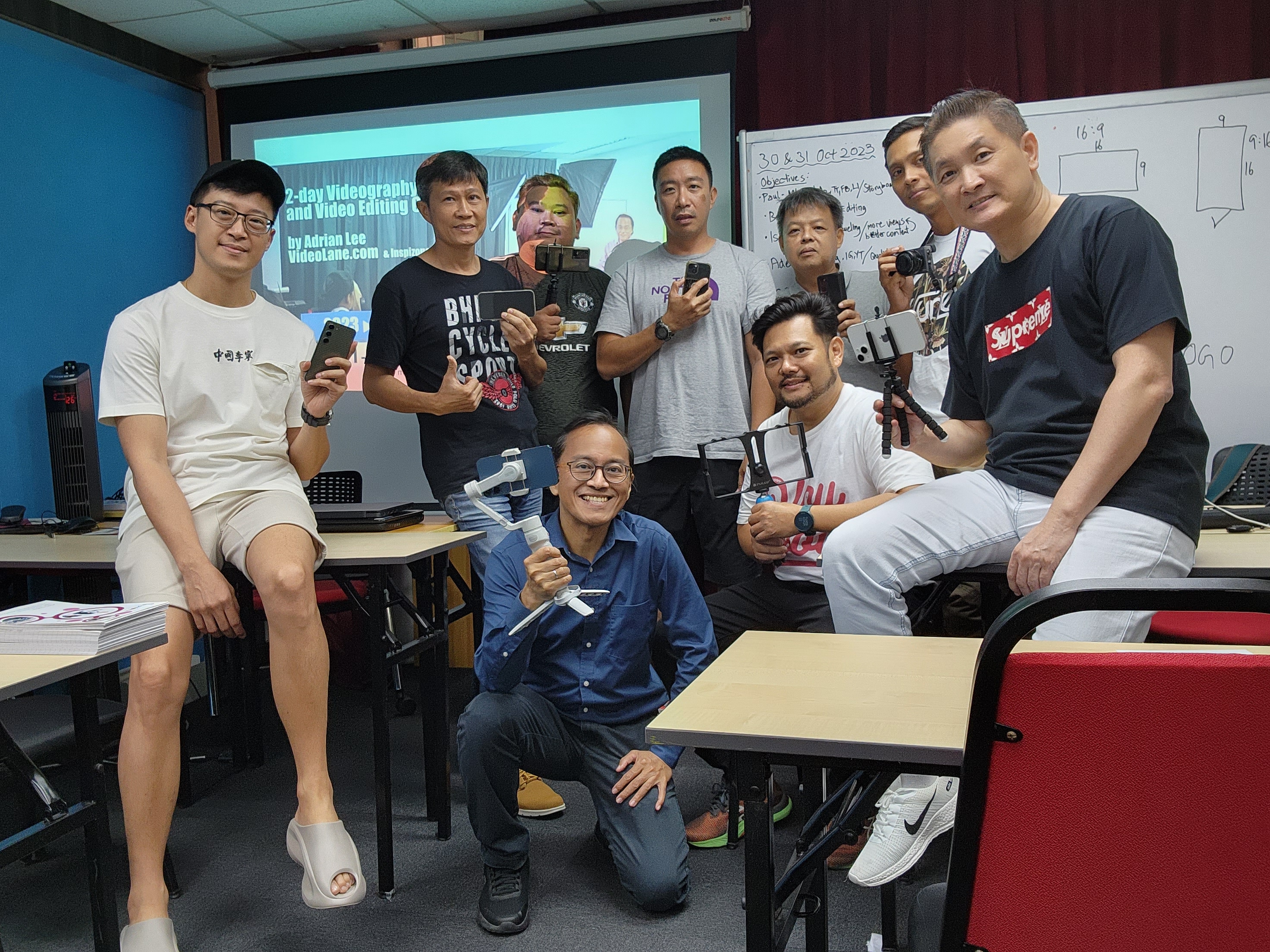 Videography and Video Editing Class in Singapore - October 2023